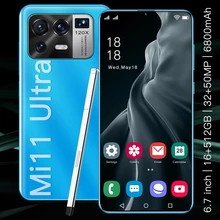 

2022 Global Version Unlock Smartphone Mi11 Ultra 6.7 Inch Smartphone 16+512G 6800mAh 32+50MP HD Screen Mobile Phone 5G Android