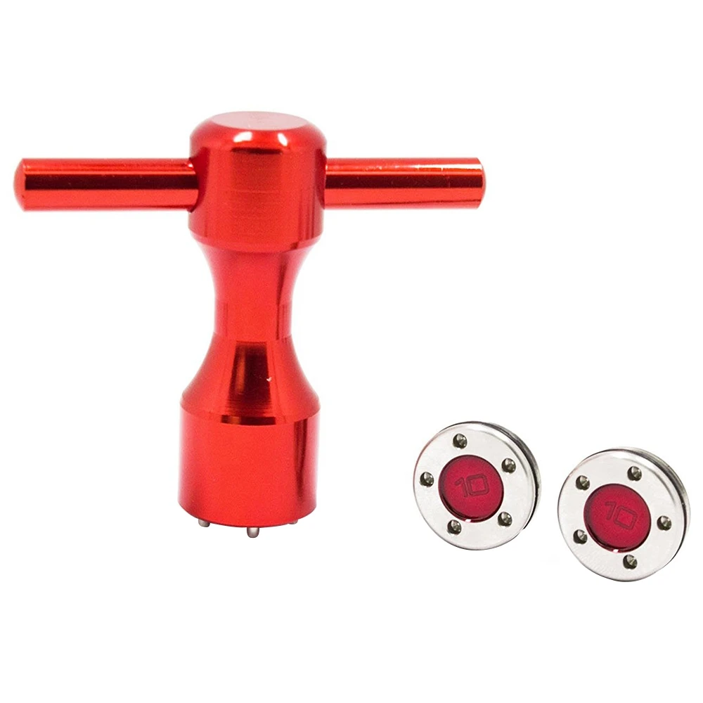 2 Pezzi Golf Pesi Rossi Personalizzati + Chiave Rossa Per Titleist Scotty Cameron Putter 10.0 Grammi