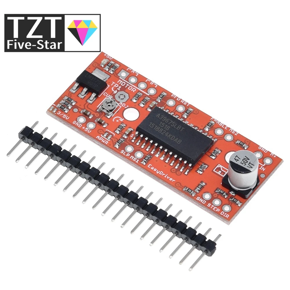 TZT 1/3PCS A3967 EasyDriver Schrittmotorantrieb V44 für Arduino
