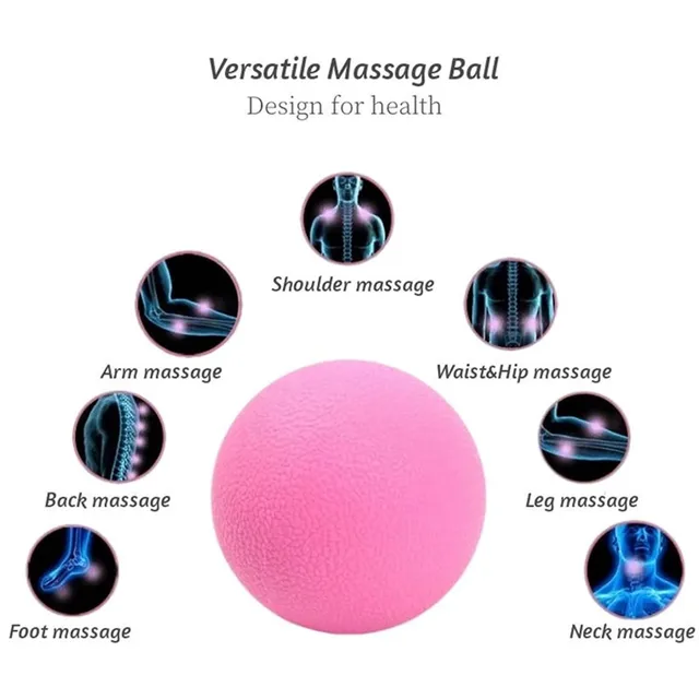 Hard Massage Lacrosse Ball TPR Relaxation Exercise Sports Peanut Ball Fitness Tools for Yoga Physical Therapy Myofascial Release 4