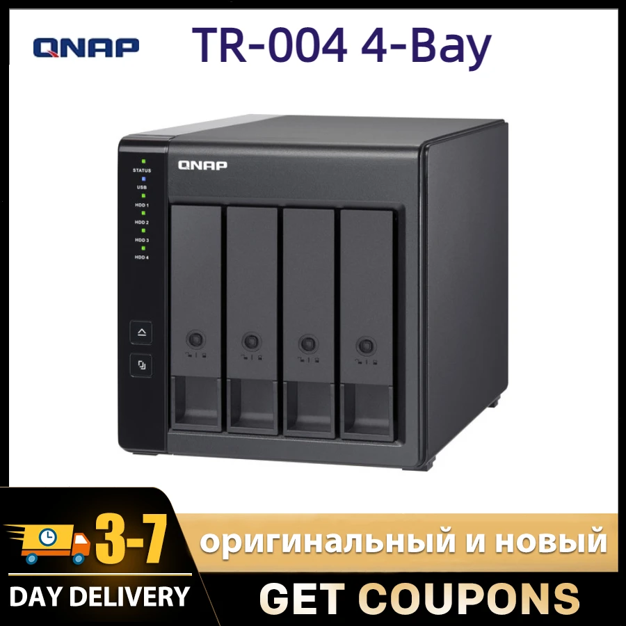 Caja de Expansion para NAS (DAS) QNAP TR-004 - 4 Bahias 3.5- 2.5