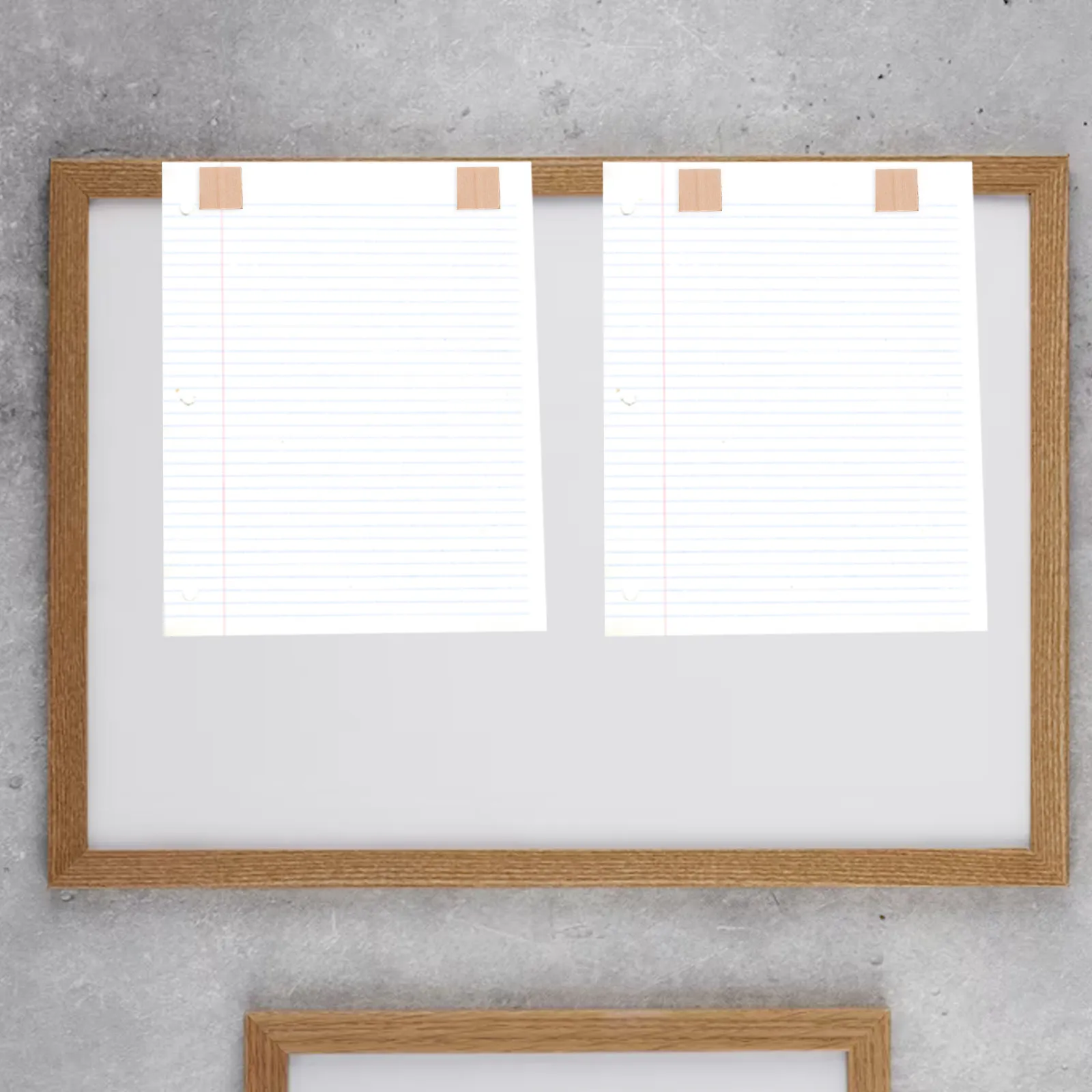 100개 코르크 보드용 나무 푸시핀, 사무실/학교용 게시판, 사진, 메모, 지도 표시용 벽걸이 핀