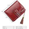 Elegant Women Multi Card Casual PU Leather Purse with Style Storage Card Bag Coin Short Wallet Change Purse Carteras Para Mujer 5