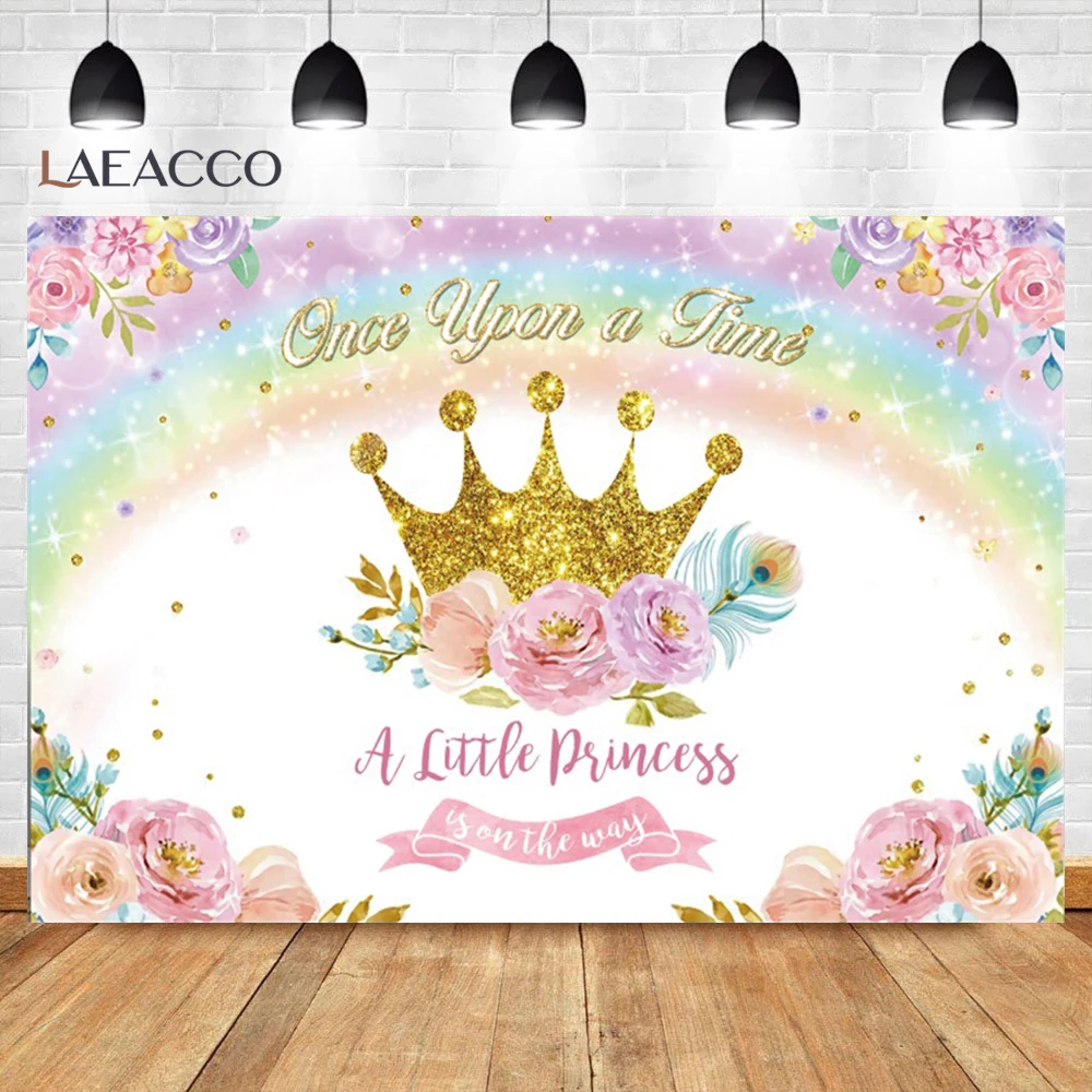 Rainbow Unicorn Happy Birthday Photo Backdrop Dreamy Shiny Star Backgrounds Banner Baby Shower Party Photographic Decor