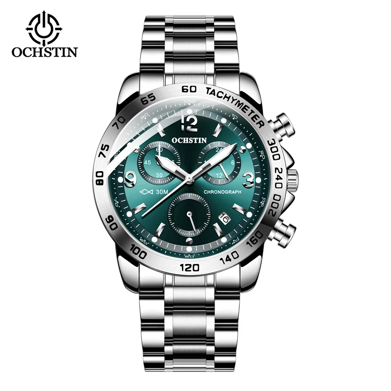 Classic Men's Business Watch Waterproof Glow Calendar Multifunctional Steel Band Watch 2023 New Show Men's Charm