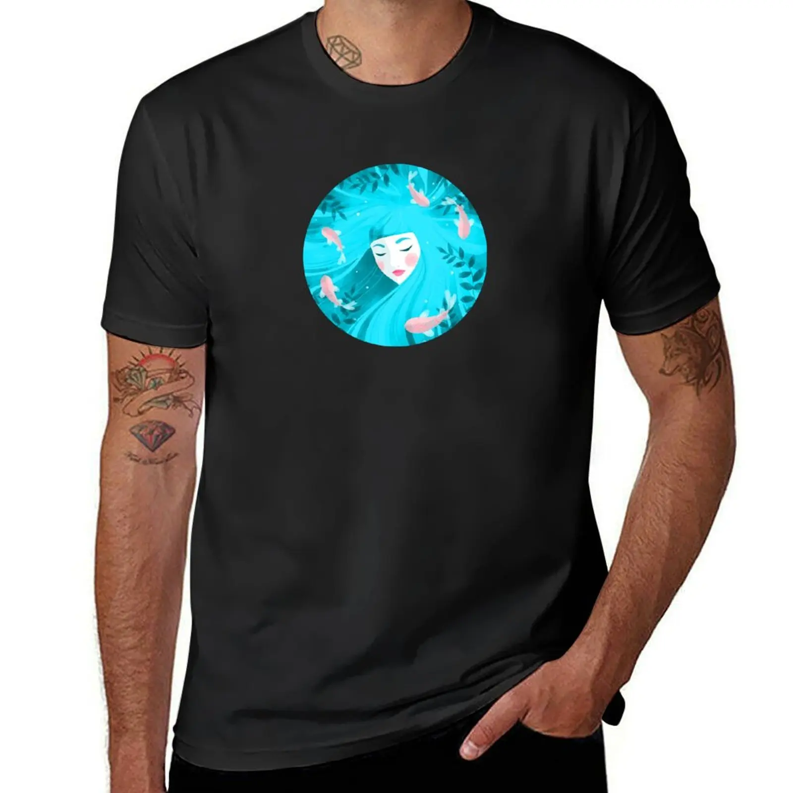 In the sea of my thoughts T-Shirt graphics oversizeds tshirts for men