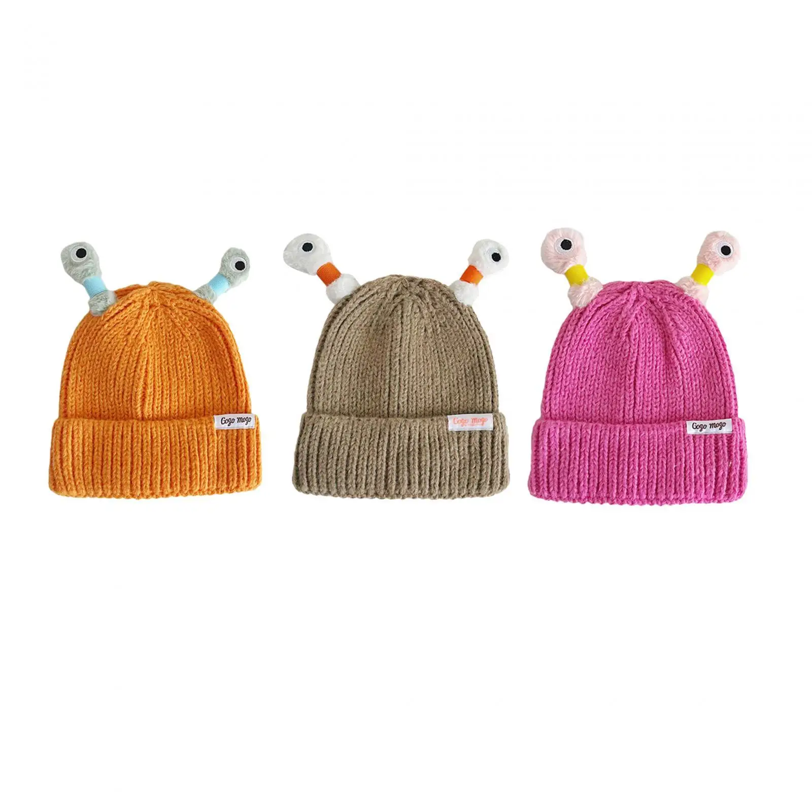 

Little Monster Knit Hat Winter Hat Lightweight Cute Durable Adults Kid Knitted Hat for Climbing Street Outdoor Hiking Walking