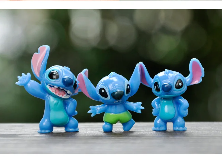 Disney Anime Figures Lilo & Stitch Cartoon Mini Kawaii Stitch Doll Model  Toy Collection Ornaments Kids Gifts - AliExpress