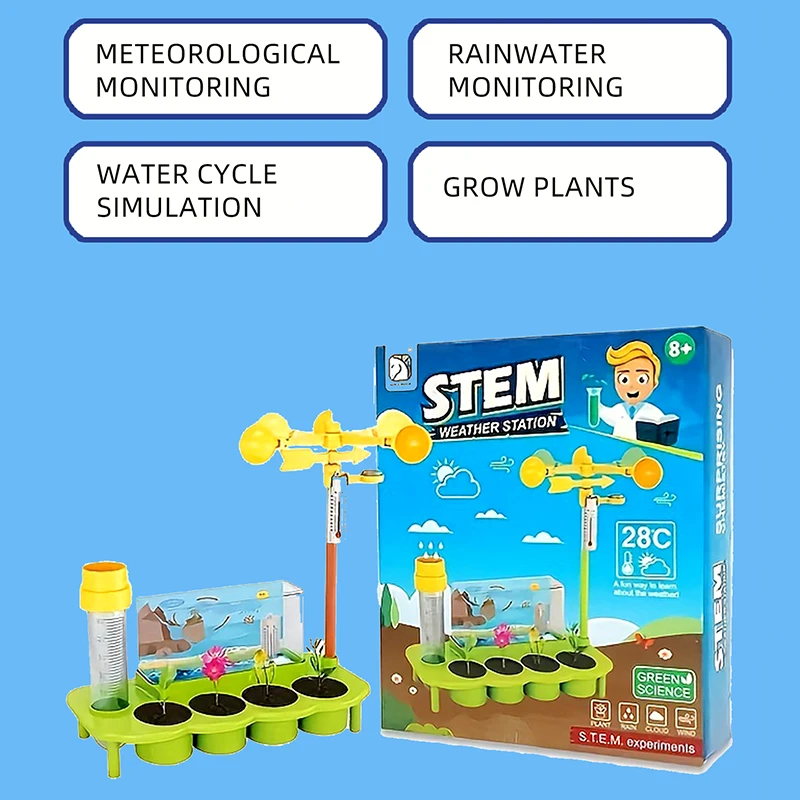 Weather Station Lab Toy For Kids, With Ecological Science