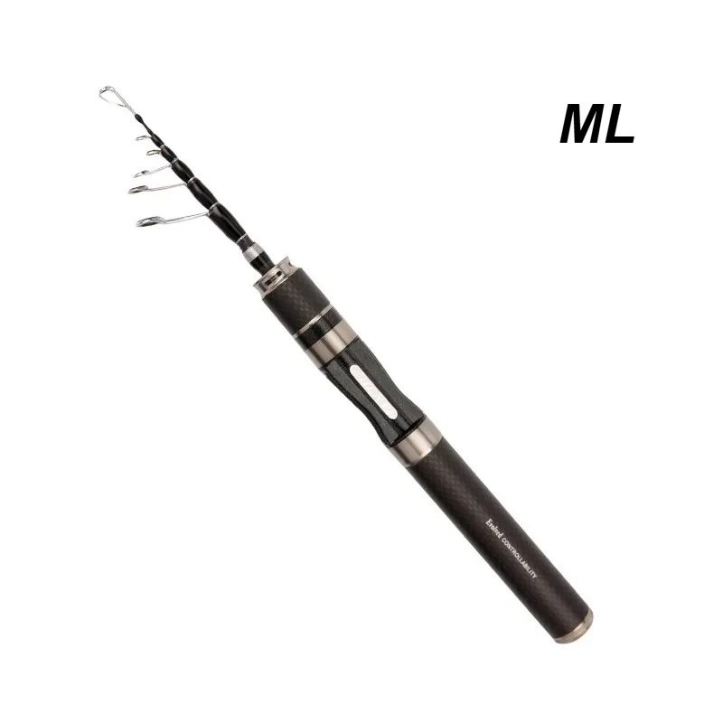 4.5 telescopic fishing rod SIRIUS CREEK (10-40g) MiFine Reaction Tackle Telescopic Carbon Spinning Rod collapses to a fraction of its length for easy travel and backpacking Portable Fiberglass Telescopic Fishing Rod