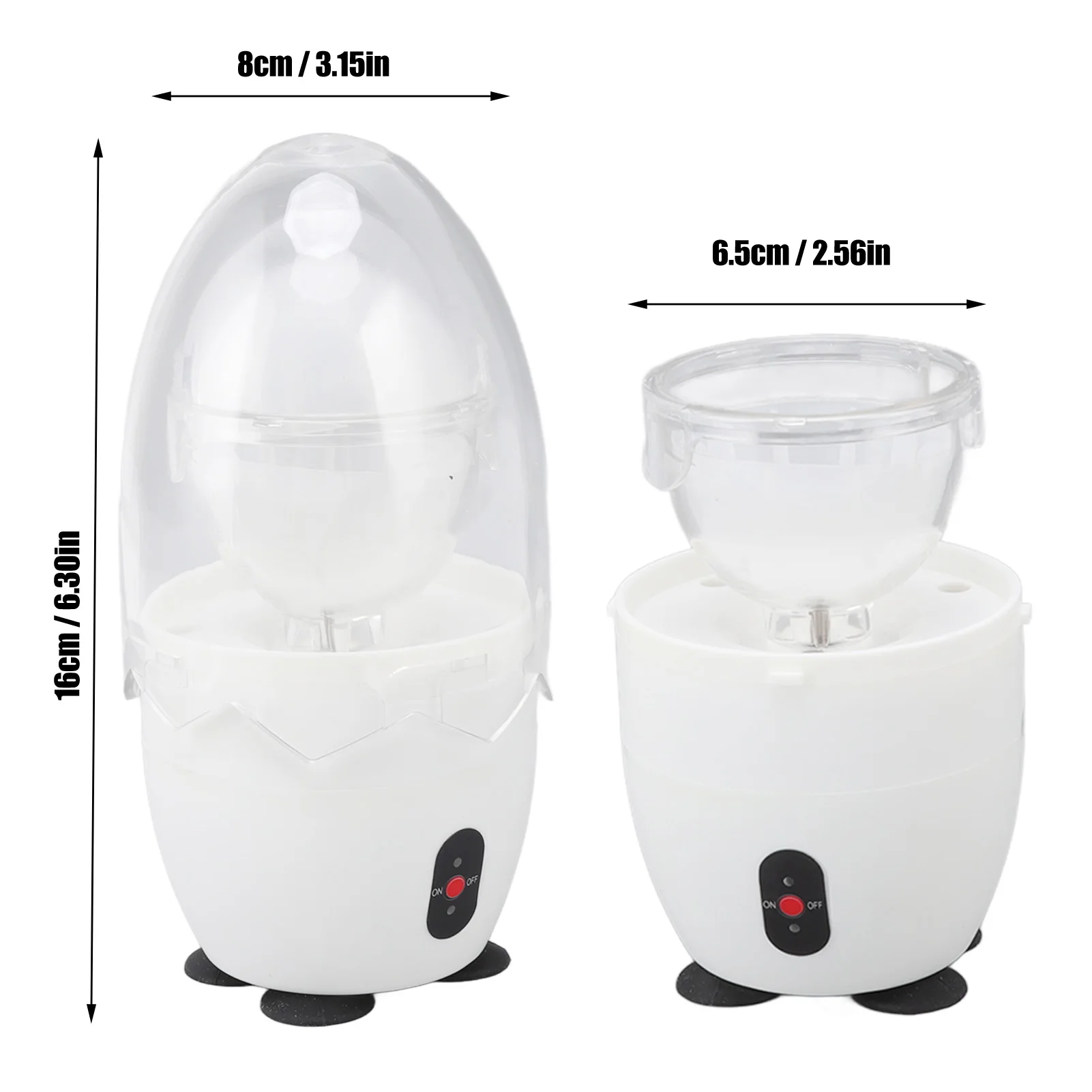 Electric Egg Scrambler Shaker Electric Egg Scrambler Shaker Golden Maker Home Yolk White Mixer White 100‑240V