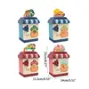 F68D Fingerprint ATM Piggy Password Code Lock Coin Cash Storage Bin for Kid Children Boy Girl Safe Box 6