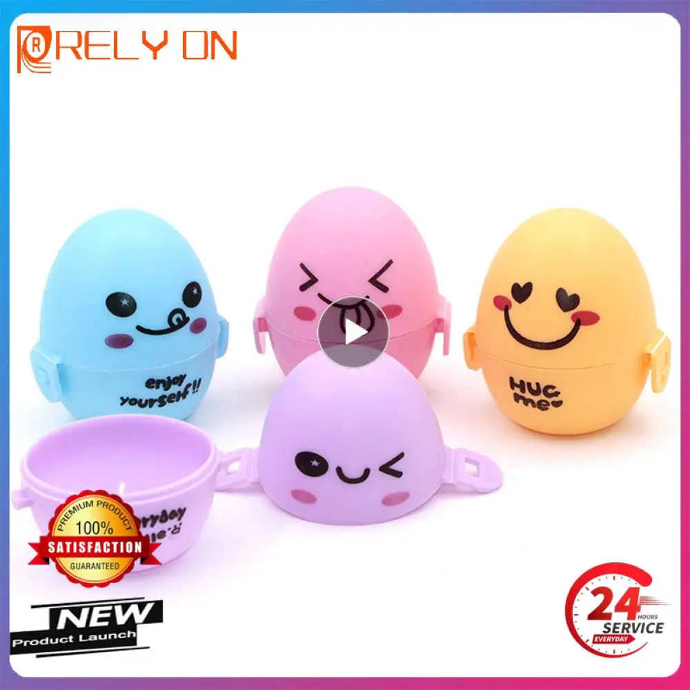 Travel Outdoor Portable Egg Storage Box 1~5PCS Cute Container Organizer Kitchen Gadgets Dispenser Holder Lovely Cartoon Egg Box egg storage box food storage container