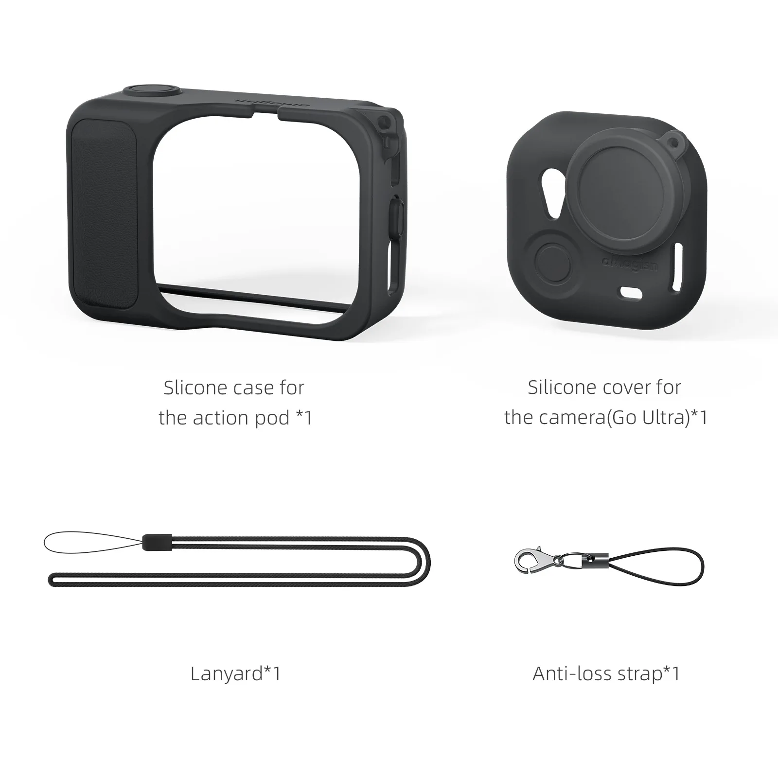 aMagisn Silicone Protective Case with All-round Scratch & Shock Resistance