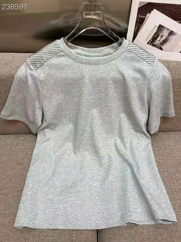 

2023 New fashion good quality cotton diamond decoration T-shirt