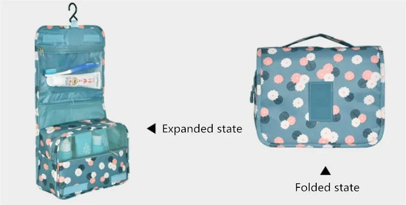 Nylon Hook Up Cosmetic Bag Women Travel Toiletries Storage Bag High Quality Waterproof Makeup Pouch Ladies Make-up Beauty Bag Nylon Hook Up Cosmetic Bag Women Travel Toiletries Storage Bag High Quality Waterproof Makeup Pouch Ladies Make-up Beauty Bag