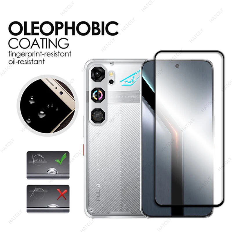 Black Edge Protective Glass Screen & Camera Lens Protector
