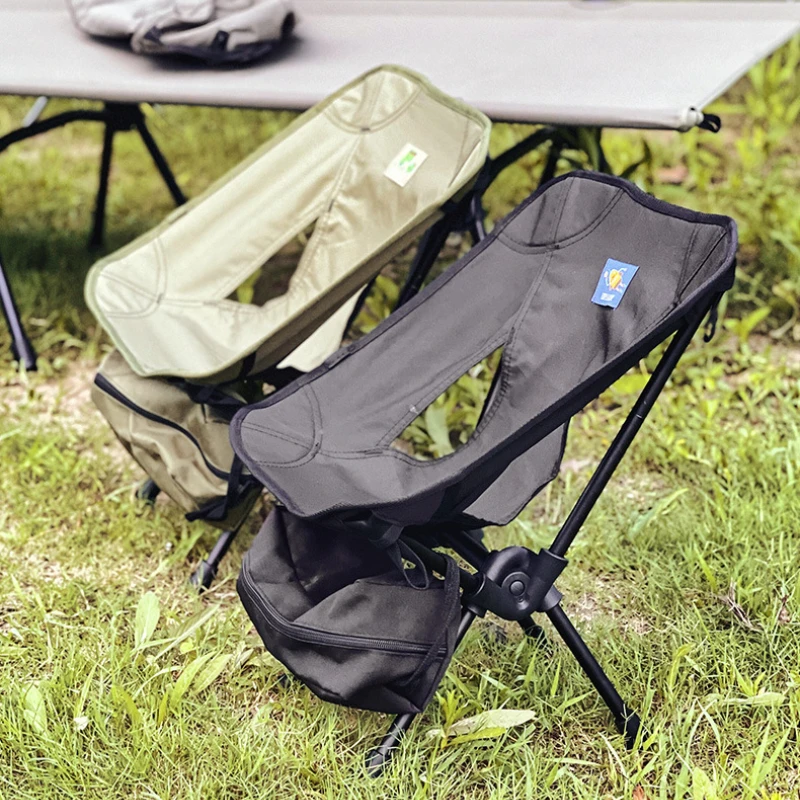 Children's Outdoor Folding Chair, Ultra-light Aluminum Moon Chair, Beach Barbecue Fishing Camping Portable Pony Chair