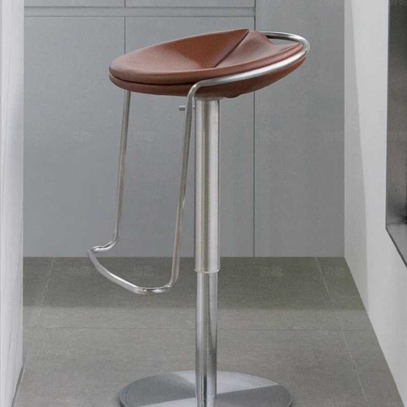 Swivel Stool Bar Chairs Counter Ergonomic Kitchen Reception Bar Chairs Modern Design Cadeira Chaise Cafe Furniture JY50BY