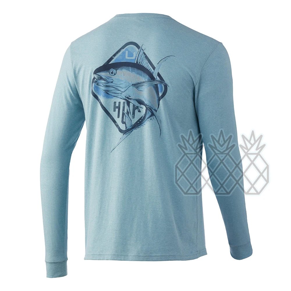 

HUK Fishing Clothing Performance Fishing Hoodie Uv Protection UPF 50 Long Sleeve Angling T-shirts Men Breathable Tops Camisa