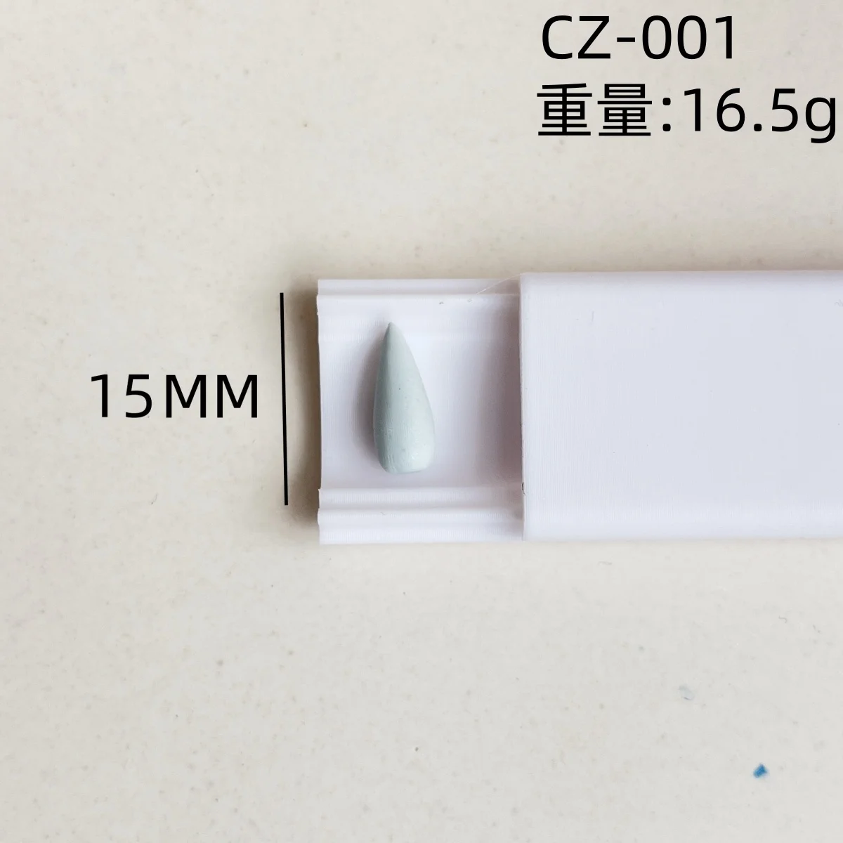 clay water drop shaped bead roller 6