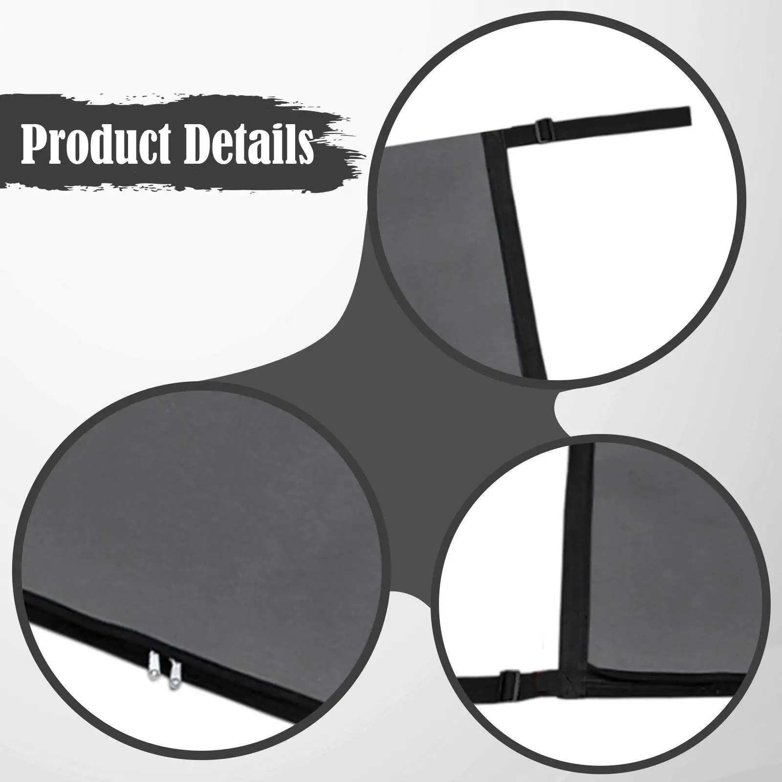 자동차 천장 수납망 자동차 지붕 정리함 지퍼 간편 설치 파우치 자동차 여행 하이킹용