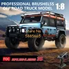 Professional Brushless Off-Road High Speed RC Truck Car 1/8 4WD Climbing Differential Lock Electric Remote Control Truck Vehicle 1