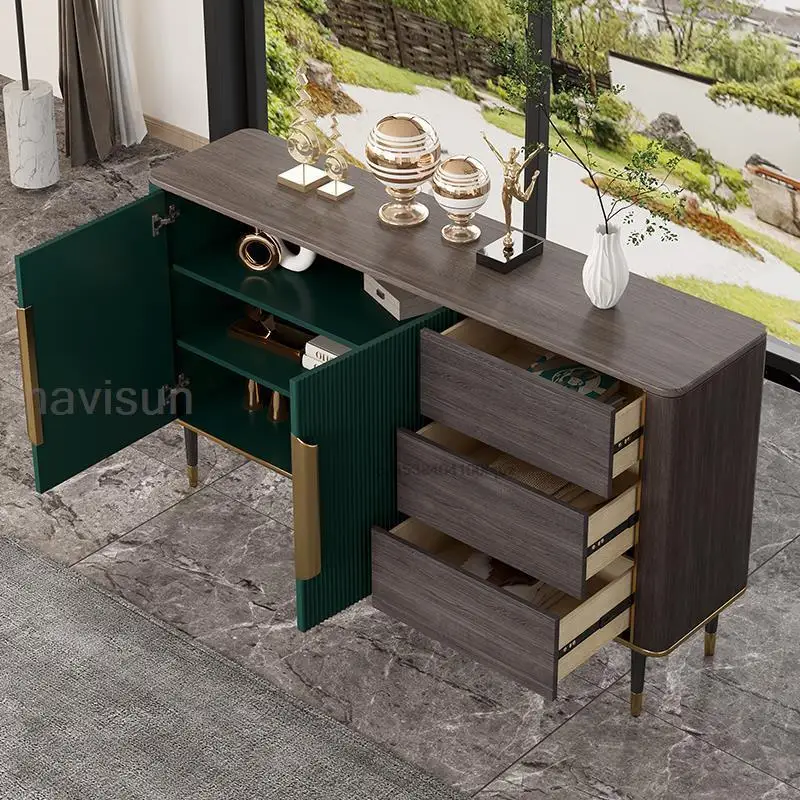 Modern Designer Trimmers Display Sideboard Showcase Home Furniture Kitchen Cabinets Living Room Wooden Storage Cabinet