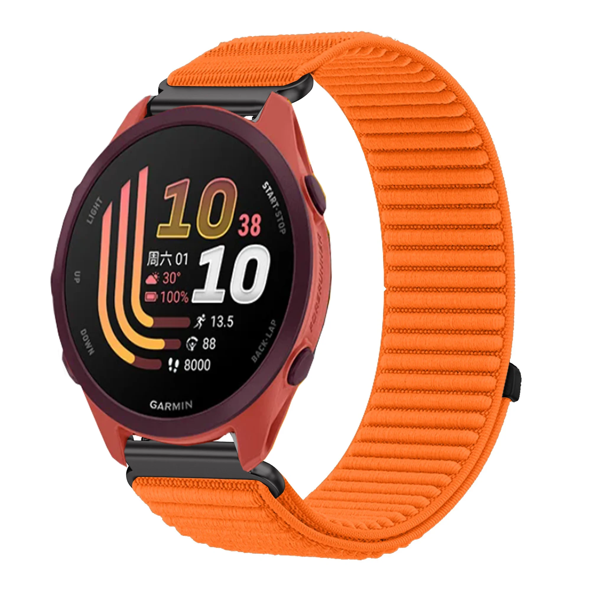 Sport Nylon Loop Strap - Adjustable Wristband for Garmin Forerunner & Venu