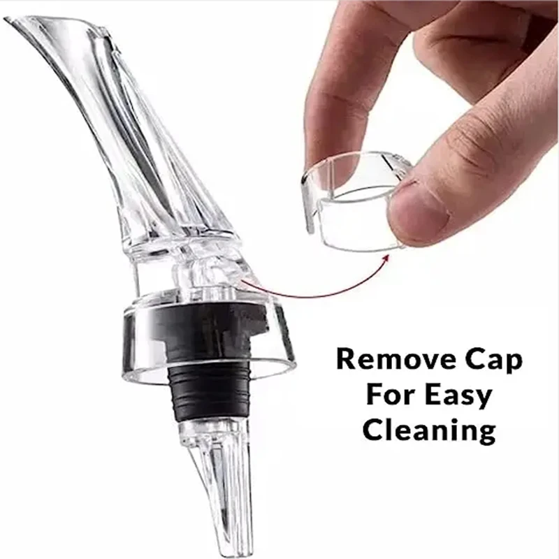 Wine Aerator Pourer Decanter Magic Quick Aerating Pouring Tool Pump Portable Filter