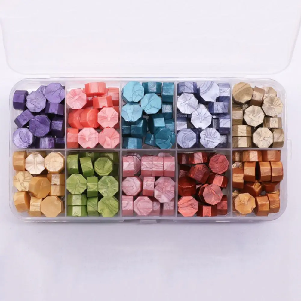 100/300 Pcs Sealing Wax Beads 5 Colors Option For Wax Seal Stamp