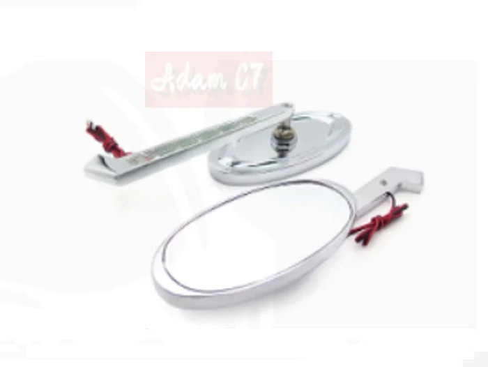 Specchietto Moto Per Egg Led Yamaha Royal Star,Stratoliner,Roadliner,Road Star,V-Star,Warrior,V-Max,Virago Cruiser Bikes Model