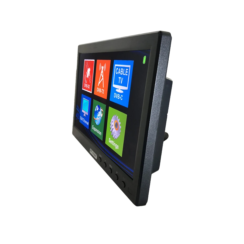 KPT-1010ST DVB-S2 DVB-T2 DVB-C ޺  δ 跮 HD  TV ù, Hevc H.265 AVS AVS + LCD ȭ  ä