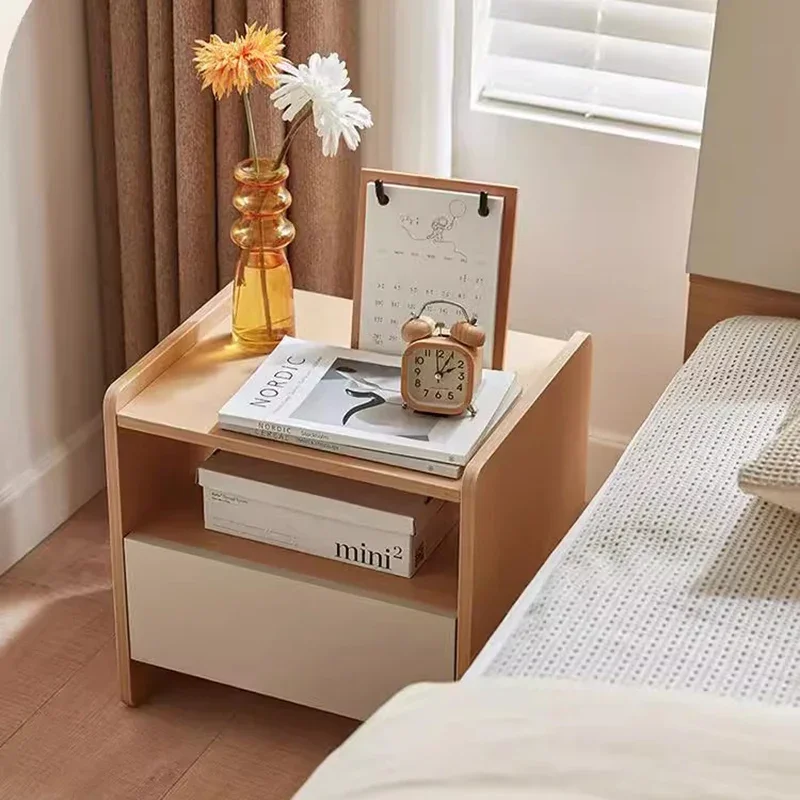 Tables Children Kid Night Table Bedside Cabinet Nightstands Headboard Side Room Wood Mesita Cabecera Lino Cama Cabinet Furniture