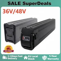 Batterie pour vélo électrique Pedelec 36V 48V, pack de batteries 15Ah 20Ah 25Ah, batterie Li-Ion Silver Fish pour moteur de vélo 1000W 800W 750W 500W 350W 250W avec chargeur et BMS 1