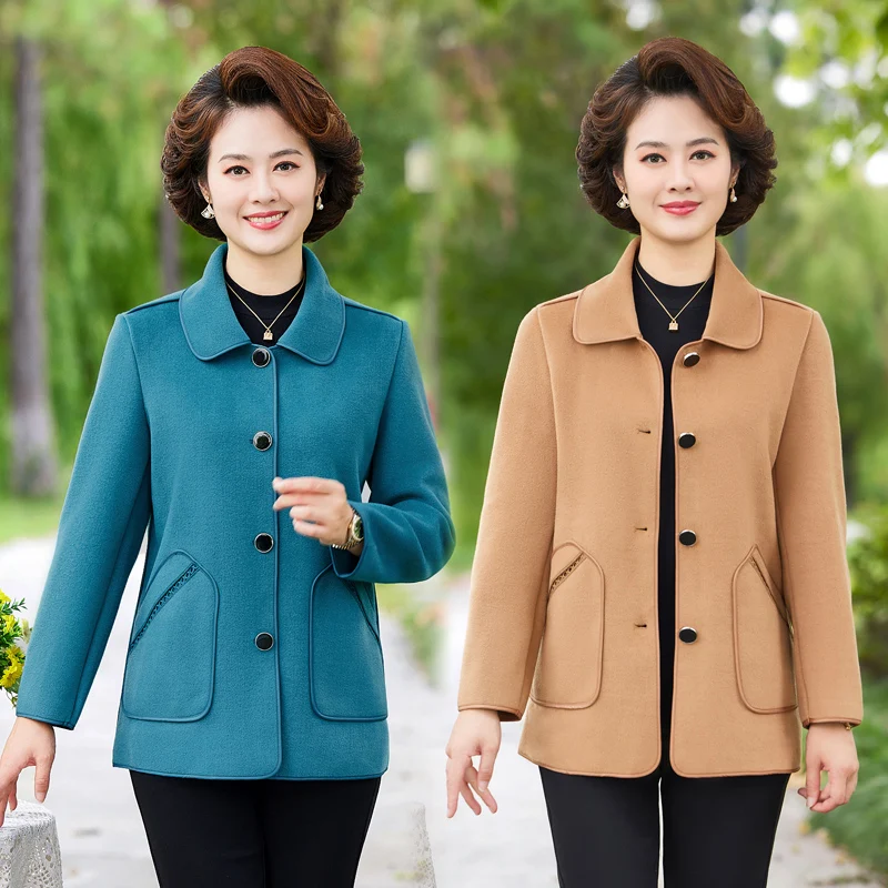 

Women's Single Breasted Loose Windbreaker Coat, Elegant Thin Jacket, Spring Outerwear, Autumn Fashion, New, 5XL