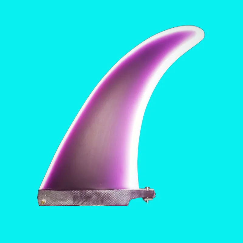 BiLong FCS Surfboard Fins 8.5-9.5inch Fiberglass SUP Paddle Board Longboard Fin Single US Box Center Fin Inflated Board surfing