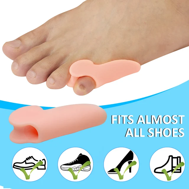 발가락 통증 완화 및 발 건강 증진을 위한 젤 핑키 Bunion 교정기