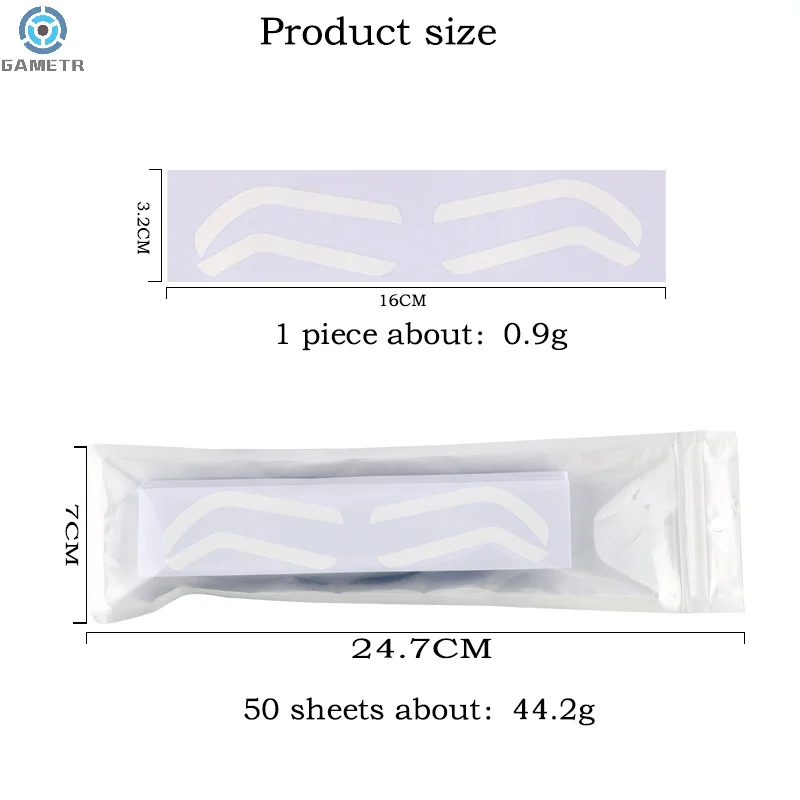 Disposable Eyebrow Design Stencil 50Pc Eyebrow Tint Airbrush Auxiliary Sticker For Brows Shaping With Single Eyebrowstype Option makeup tools,eyebrow stencil tool,eye makeup tools