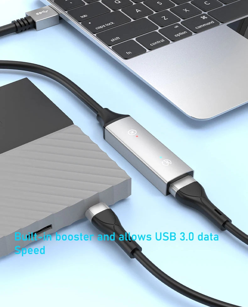 5M/10M USB 3.0 활성 연장 케이블(부스터 포함) 활성 USB 3.0 연장 케이블 USB 3.0 연장 코드 남성-여성