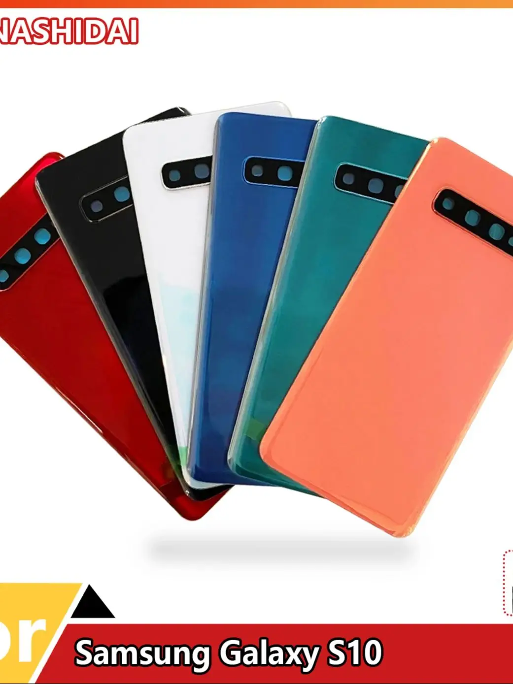 Phone Back Cover For Samsung Galaxy S10 S10 plus G973U G973F G975 G975F G975W Housing Panel Camera Glass