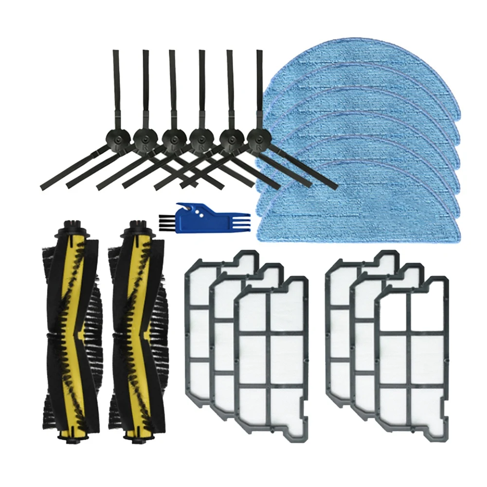 

Для робота-пылесоса V7S Plus, фильтр НЕРА, круглая щетка, основная/боковая щетка, тряпка