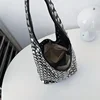 Designer Geometric Shoulder Bag For Women Top Brand Handbag Luxury Shiny Rivet Handmade Evening Clutch Bag Fashion Party Purse 2
