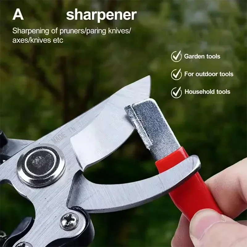 Professional Kitchen Knife Sharpener Tungsten Diamond Ceramic Sharpening Stone For All Blades Garden Scissors
