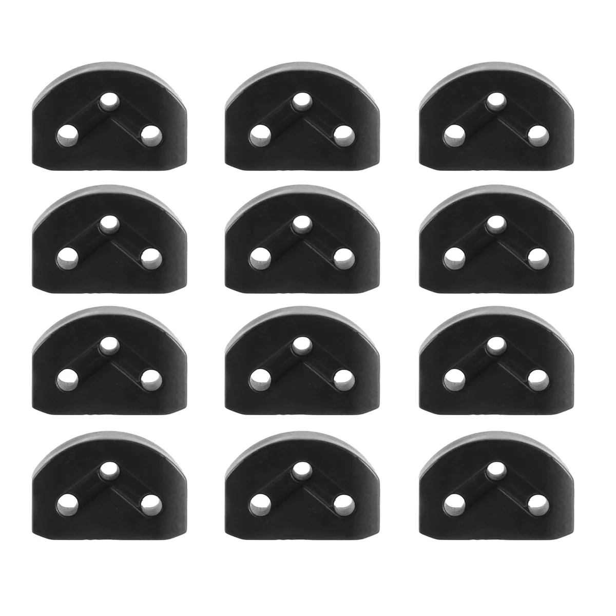 

12Pcs Classical Guitar Rollers String Trees Retainer Guides Guitar String Locks Nut Block Clamp, Black