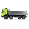 RTR LESU 1/14 Scale RC Hydraulic Dump Truck Model FMX Cabin 8X8 Metal Chassis Dumper with Lights Sounds Battery Toy THZH1960 2