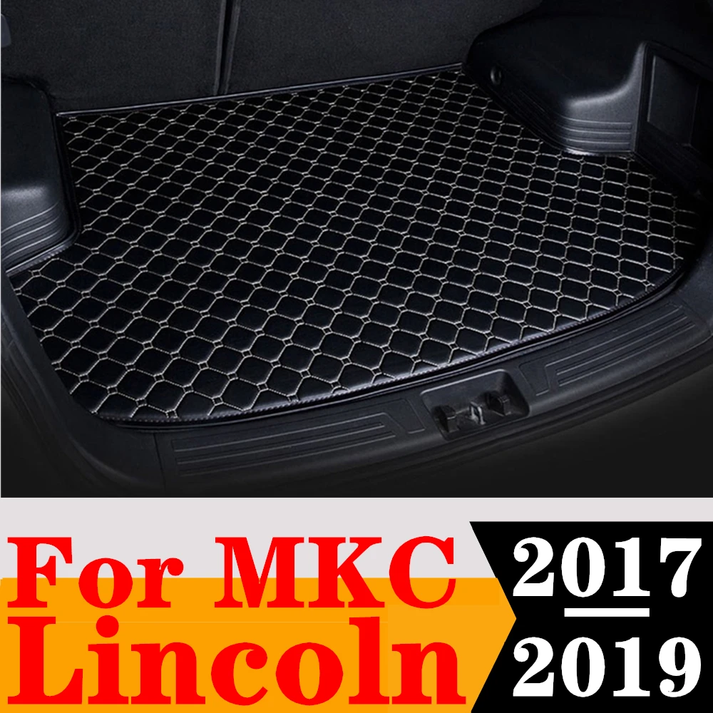 

Коврик для багажника автомобиля Lincoln MKC 2019 2018 2017, задний коврик для груза, багажник, подкладка для багажа, интерьер автомобиля, ковер, детали