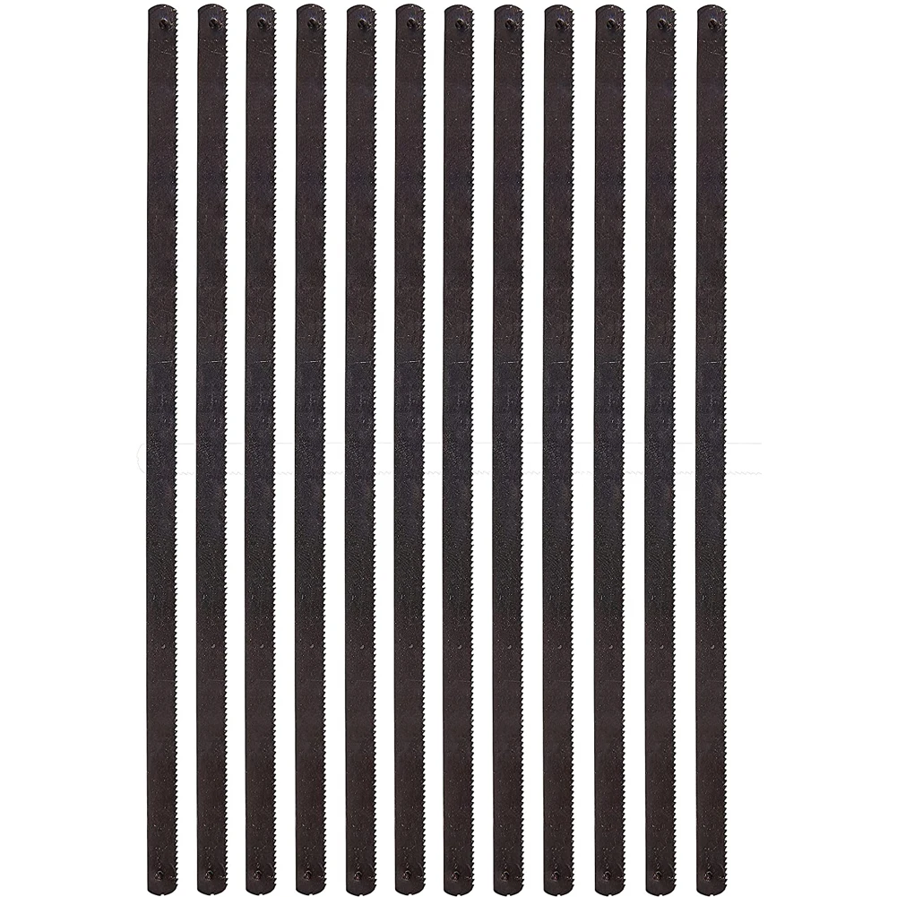 Black Steel Mini Hacksaw Blade 150mm 24TPI With Pinned Ends For Mini Hand Saw Quick Cutting Metal Plastic Hand Tools 20pcs