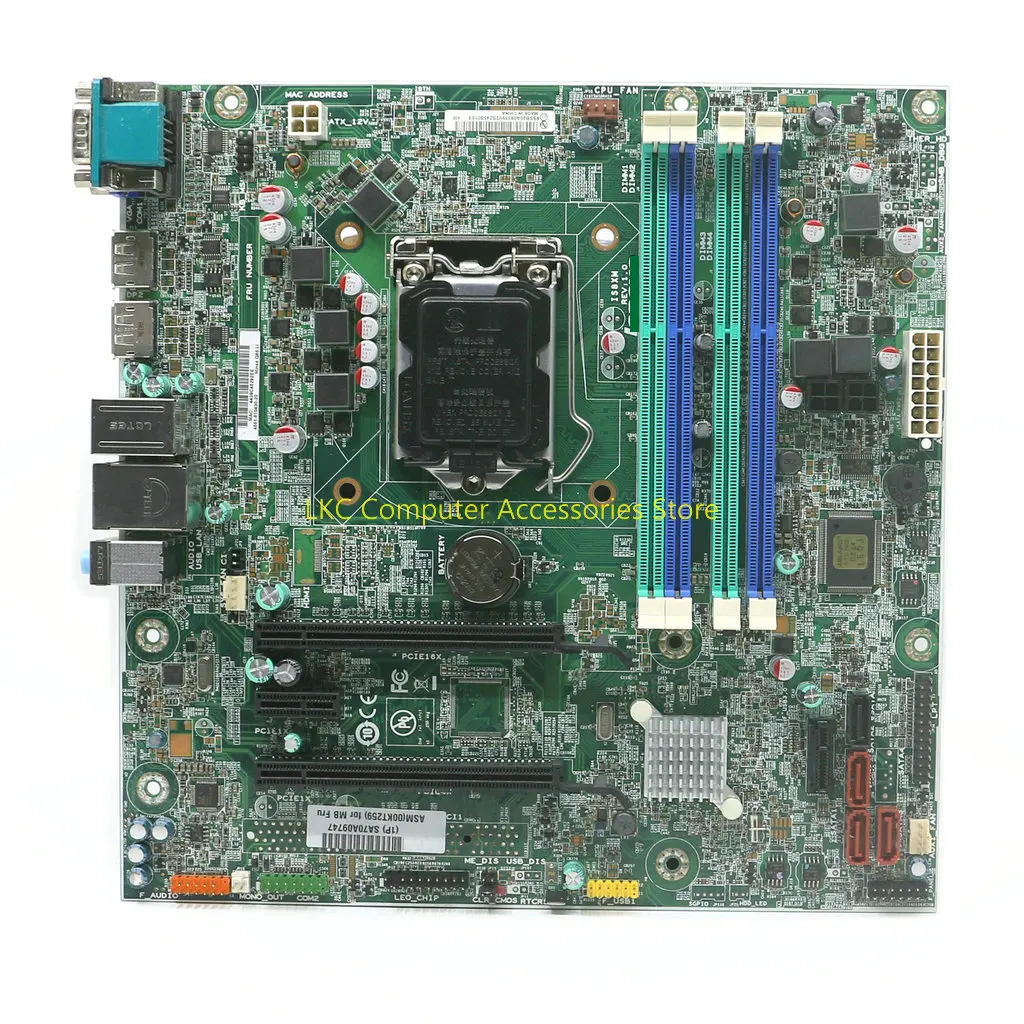 Placa-mãe para Lenovo Desktop Thinkcentre M83 Placa-mãe 100 Testada Is8xm Rev:1.0 Lga1150 Ddr3 00kt259