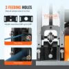 VEVOR Electric Wire Stripping Machine 1.5-25mm Cable Stripper 180W 60ft/min 3 Feeding Holes Wire Peeler Scrap Copper Recycling 4